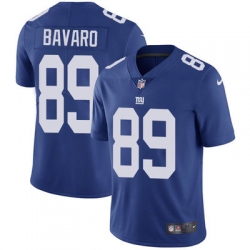 Nike Giants #89 Mark Bavaro Royal Blue Team Color Mens Stitched NFL Vapor Untouchable Limited Jersey