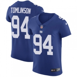 Nike Giants #94 Dalvin Tomlinson Royal Blue Team Color Mens Stitched NFL Vapor Untouchable Elite Jersey