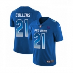 Youth Nike New York Giants 21 Landon Collins Limited Royal Blue NFC 2019 Pro Bowl NFL Jersey