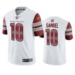 Men Washington Commanders 10 Curtis Samuel White Vapor Untouchable Stitched Football jersey