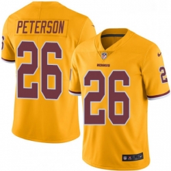 Mens Nike Washington Redskins 26 Adrian Peterson Limited Gold Rush Vapor Untouchable NFL Jersey