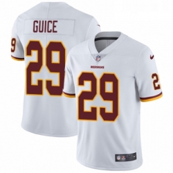 Mens Nike Washington Redskins 29 Derrius Guice White Vapor Untouchable Limited Player NFL Jersey