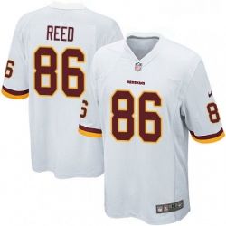 Mens Nike Washington Redskins 86 Jordan Reed Game White NFL Jersey