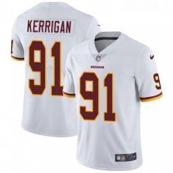 Mens Nike Washington Redskins 91 Ryan Kerrigan White Vapor Untouchable Limited Player NFL Jersey