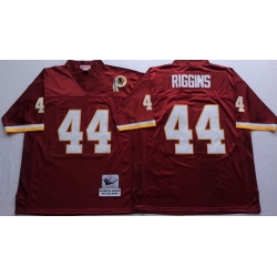 Mitchell And Ness Redskins #44 John Riggins Red Throwback Stitched NFL Jersey