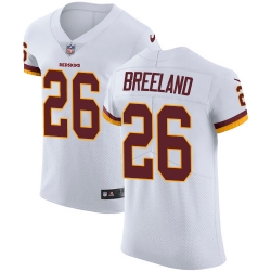 Nike Redskins #26 Bashaud Breeland White Mens Stitched NFL Vapor Untouchable Elite Jersey