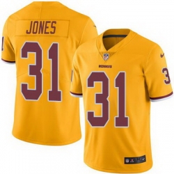 Nike Redskins #31 Matt Jones Gold Mens Stitched NFL Limited Rush Jersey