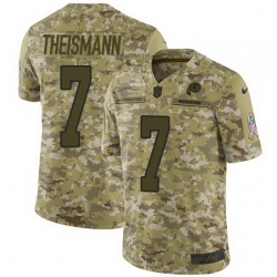 Nike Redskins #7 Joe Theismann Camo Mens Stitched NFL Limited 2018 Salute To Service Jersey