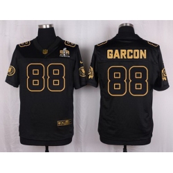 Nike Redskins #88 Pierre Garcon Black Mens Stitched NFL Elite Pro Line Gold Collection Jersey