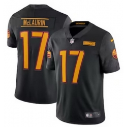 Nike Washington Commanders 17 Terry McLaurin Black Vapor Untouchable Limited Jersey