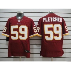 Nike Washington Redskins 59 London Fletcher Red Elite NFL Jersey