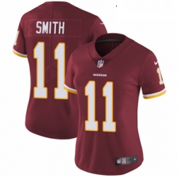 Womens Nike Washington Redskins 11 Alex Smith Burgundy Red Team Color Vapor Untouchable Limited Player NFL Jersey