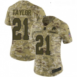 Womens Nike Washington Redskins 21 Sean Taylor Limited Camo 2018 Salute to Service NFL Jersey