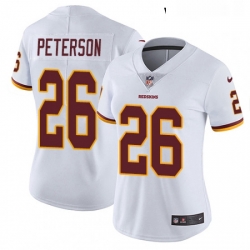 Womens Nike Washington Redskins 26 Adrian Peterson White Vapor Untouchable Limited Player NFL Jersey