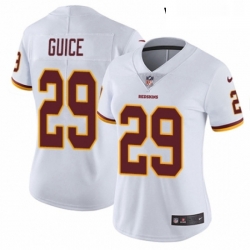 Womens Nike Washington Redskins 29 Derrius Guice White Vapor Untouchable Limited Player NFL Jersey