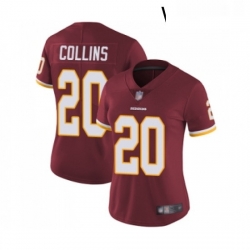 Womens Washington Redskins 20 Landon Collins Burgundy Red Team Color Vapor Untouchable Limited Player Football Jersey