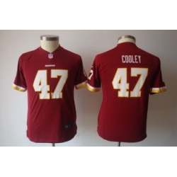 Youth Nike NFL Washington Redskins #47 Chris Cooley Red Jerseys