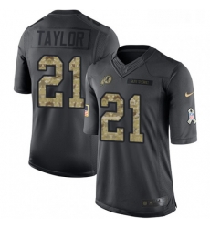 Youth Nike Washington Redskins 21 Sean Taylor Limited Black 2016 Salute to Service NFL Jersey