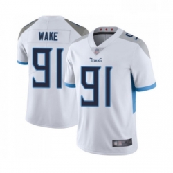 Mens Tennessee Titans 91 Cameron Wake White Vapor Untouchable Limited Player Football Jersey