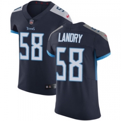 Nike Titans #58 Harold Landry Navy Blue Alternate Mens Stitched NFL Vapor Untouchable Elite Jersey