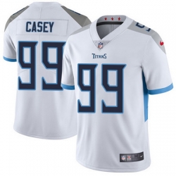 Nike Titans #99 Jurrell Casey White Mens Stitched NFL Vapor Untouchable Limited Jersey