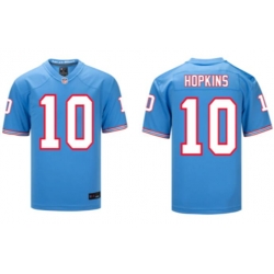 Tennessee Titans DeAndre Hopkins #10 Stitched Throwback Jersey