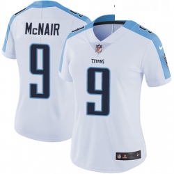 Womens Nike Tennessee Titans 9 Steve McNair Elite White NFL Jersey