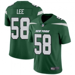 Jets #58 Darron Lee Green Team Color Men Stitched Football Vapor Untouchable Limited Jersey