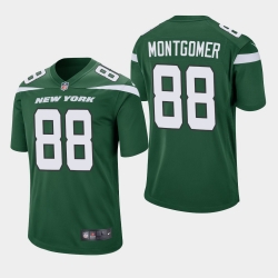 Men New York Jets 88 Ty Montgomery Green Vapor Untouchable Limited Jersey