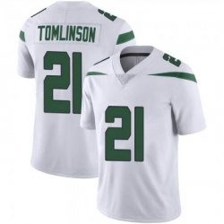 Men Nike New York Jets 21 LaDainian Tomlinson White Untouchable Vapor Limited Jersey