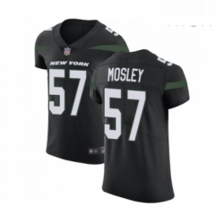 Mens New York Jets 57 CJ Mosley Black Alternate Vapor Untouchable Elite Player Football Jersey