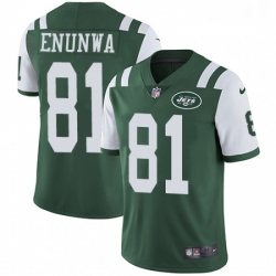 Mens Nike New York Jets 81 Quincy Enunwa Green Team Color Vapor Untouchable Limited Player NFL Jersey