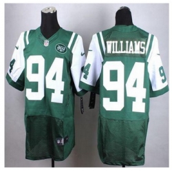 New New York Jets #94 Leonard Williams Green Team Color Men' Stitched NFL Elite jersey