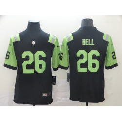 Nike Jets 26 Le 27Veon Bell Black City Edition Vapor Untouchable Limited Jersey