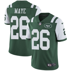 Nike Jets #26 Marcus Maye Green Team Color Mens Stitched NFL Vapor Untouchable Limited Jersey