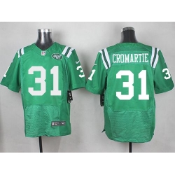 Nike Jets 31 Antonio Cromartie Green Mens Stitched NFL Elite Rush Jersey