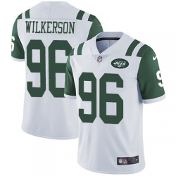 Nike Jets #96 Muhammad Wilkerson White Mens Stitched NFL Vapor Untouchable Limited Jersey