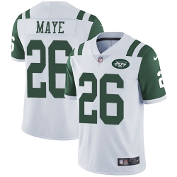 Nike Jets #26 Marcus Maye White Youth Stitched NFL Vapor Untouchable Limited Jersey