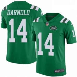 Youth Nike New York Jets 14 Sam Darnold Limited Green Rush Vapor Untouchable NFL Jersey