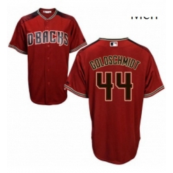 Mens Majestic Arizona Diamondbacks 44 Paul Goldschmidt Authentic Red Alternate Cool Base MLB Jersey