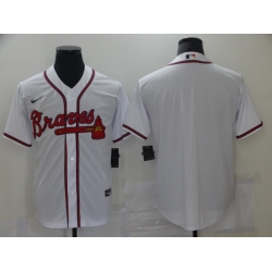 Men Nike Atlanta Braves White Blank Stitched MLB Jersey