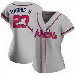 Women's Michael Harris II Atlanta Braves Road Jersey Gray