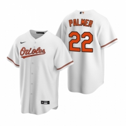 Mens Nike Baltimore Orioles 22 Jim Palmer White Home Stitched Baseball Jerse