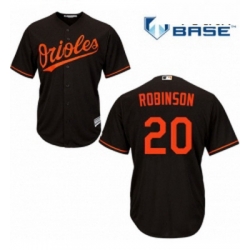 Youth Majestic Baltimore Orioles 20 Frank Robinson Replica Black Alternate Cool Base MLB Jersey