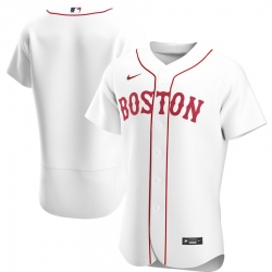 Men Boston Red Sox Men Nike White Home 2020 Flex Base MLB Jersey