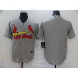 Men Nike St  Louis Arizona Cardinals grey Blank Coolbase Jersey