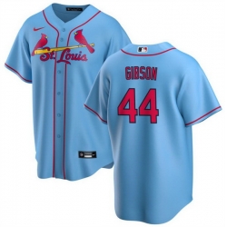 Men St  Louis Cardinals 44 Kyle Gibson Blue Cool Base Stitched Baseball Jersey