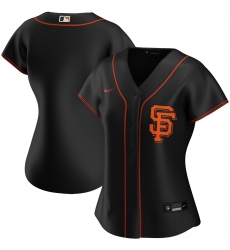 San Francisco New York Giants Nike Women Alternate 2020 MLB Team Jersey Black