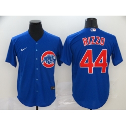 Cubs 44 Anthony Rizzo Royal 2020 Nike Cool Base Jersey