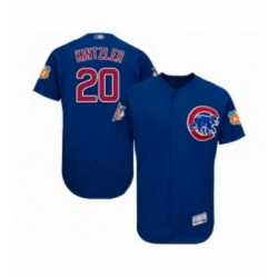 Mens Chicago Cubs 20 Brandon Kintzler Royal Blue Alternate Flex Base Authentic Collection Baseball Jersey